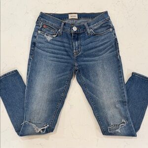 Hudson Krista Ripped Skinny Jeans